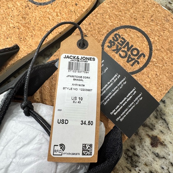 Jack & Jones Cork Sandals - Picture 3 of 3